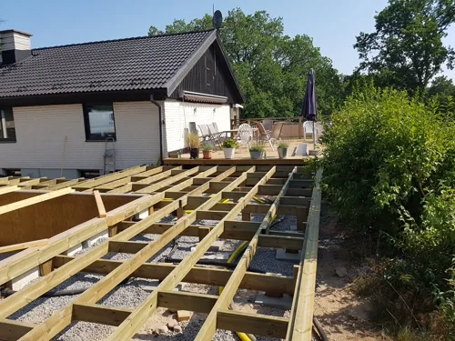 Altanbyggnation med integrerad poolanläggning – bild 2