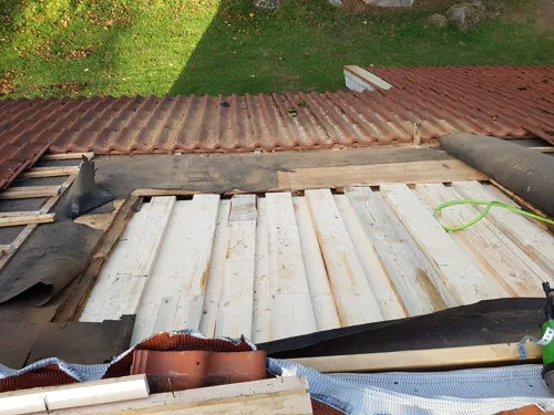 Takreparation och isolering – bild 4