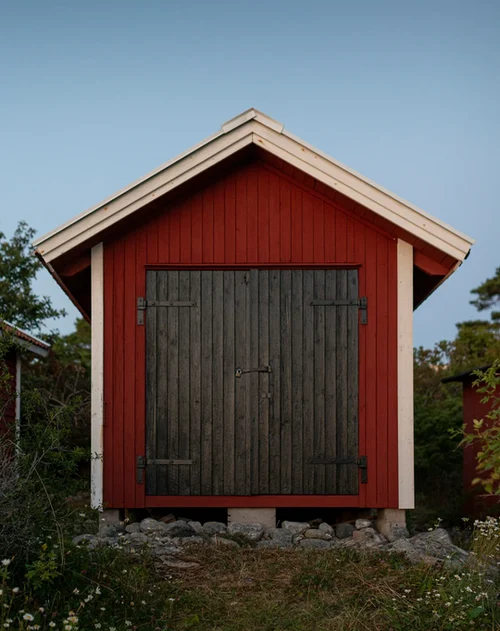 Bild med attefallshus